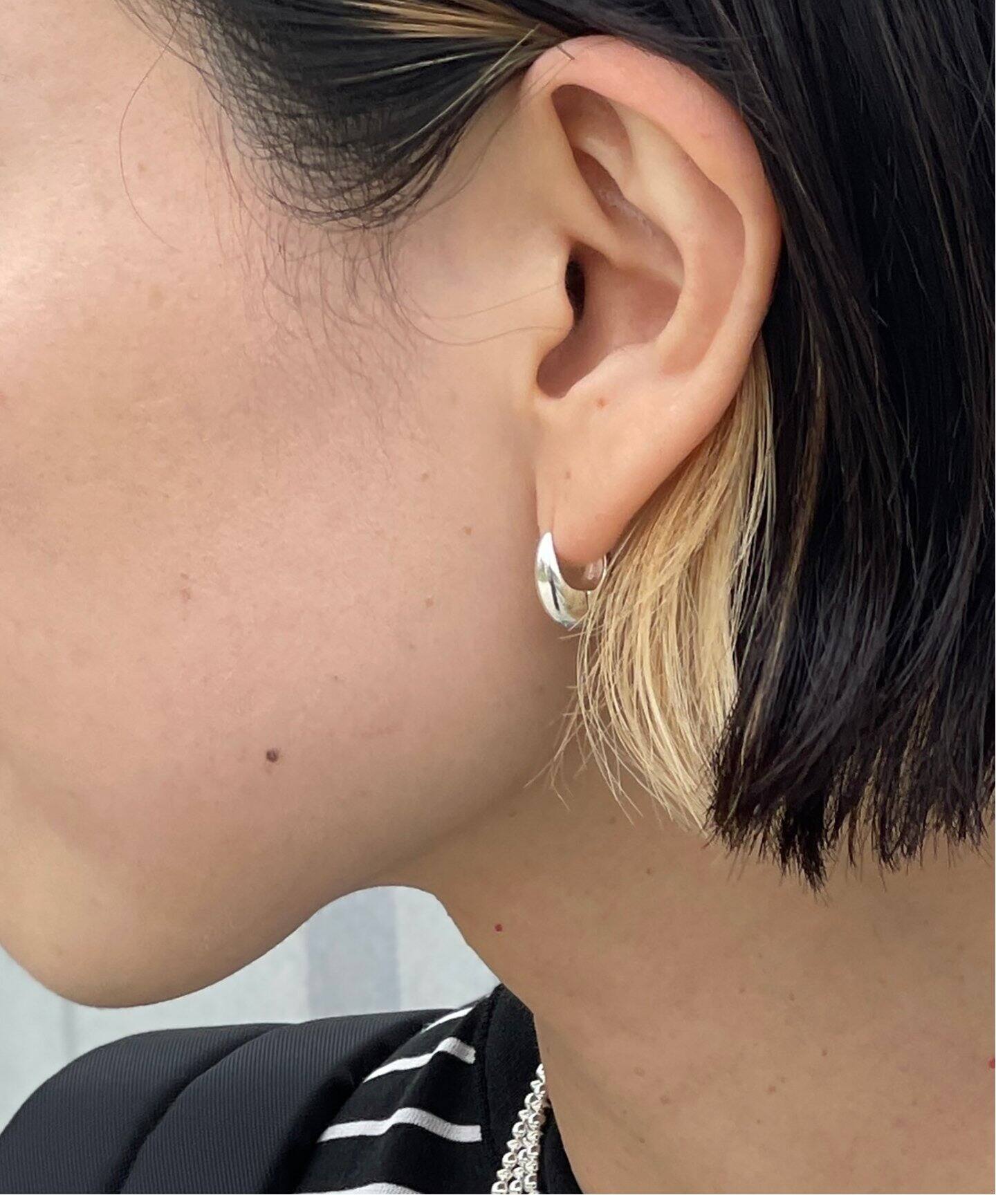 BONEE＞BABY NUTS HOOP EARRINGS SILVER925/ピアス｜ピアス(両耳用)