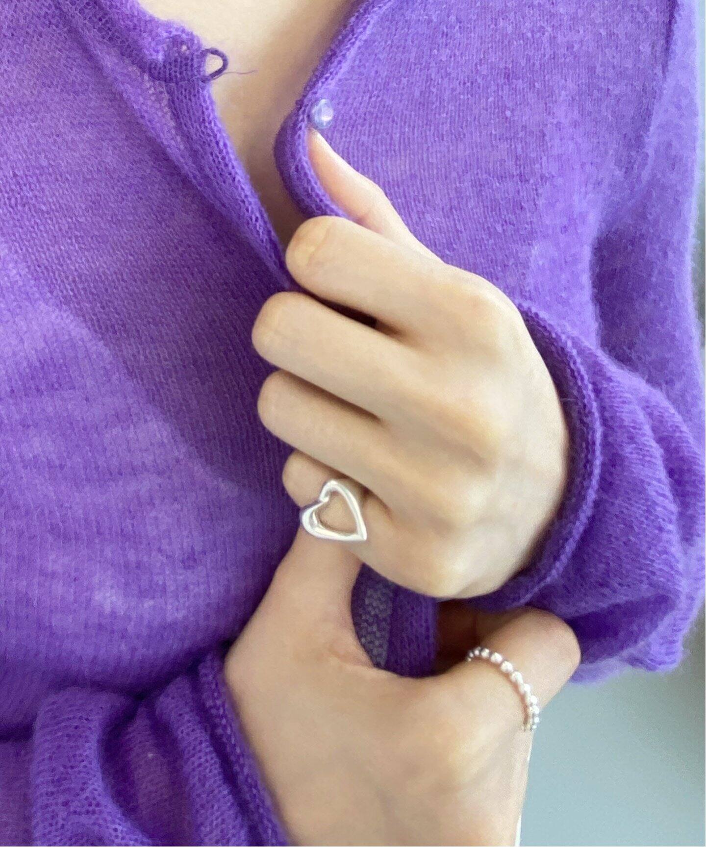 追加》タイニーオープンハートリング（リング）｜EDIT.FOR LULU  