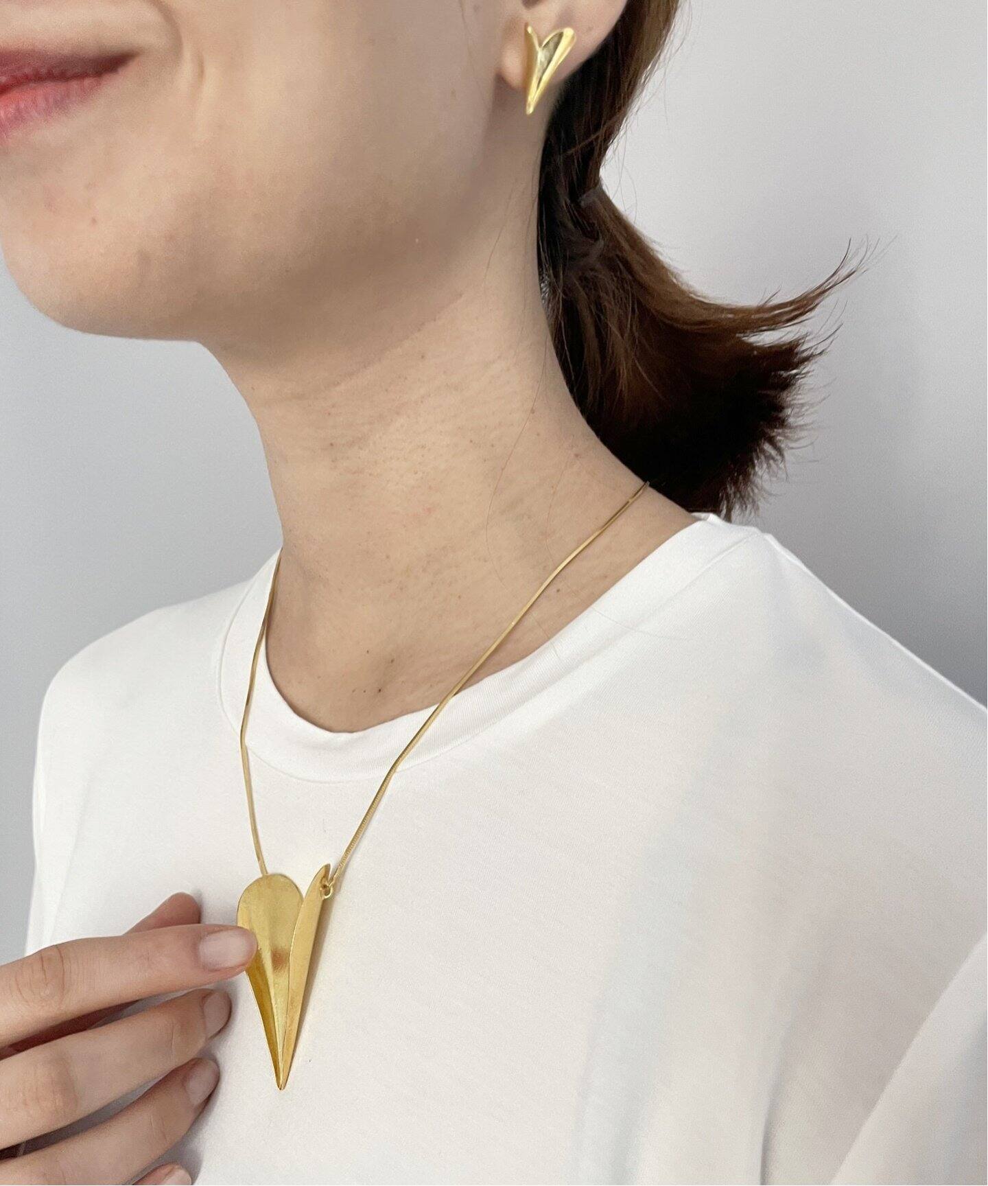 Mirit Weinstock/ミリット ウェインストック】Statement Folded Heart 