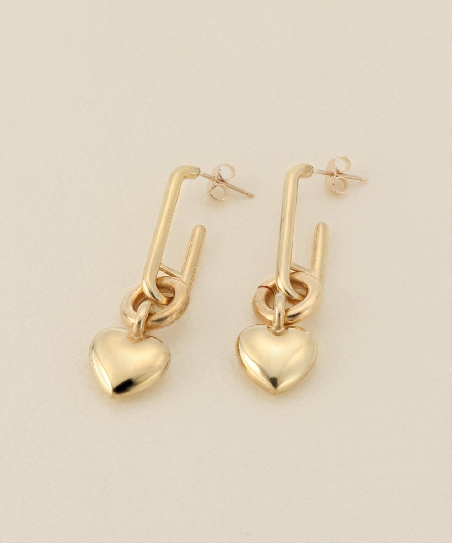 LAURA LOMBARDI/ローラロンバルディ】ハートチャームピアス（ピアス 