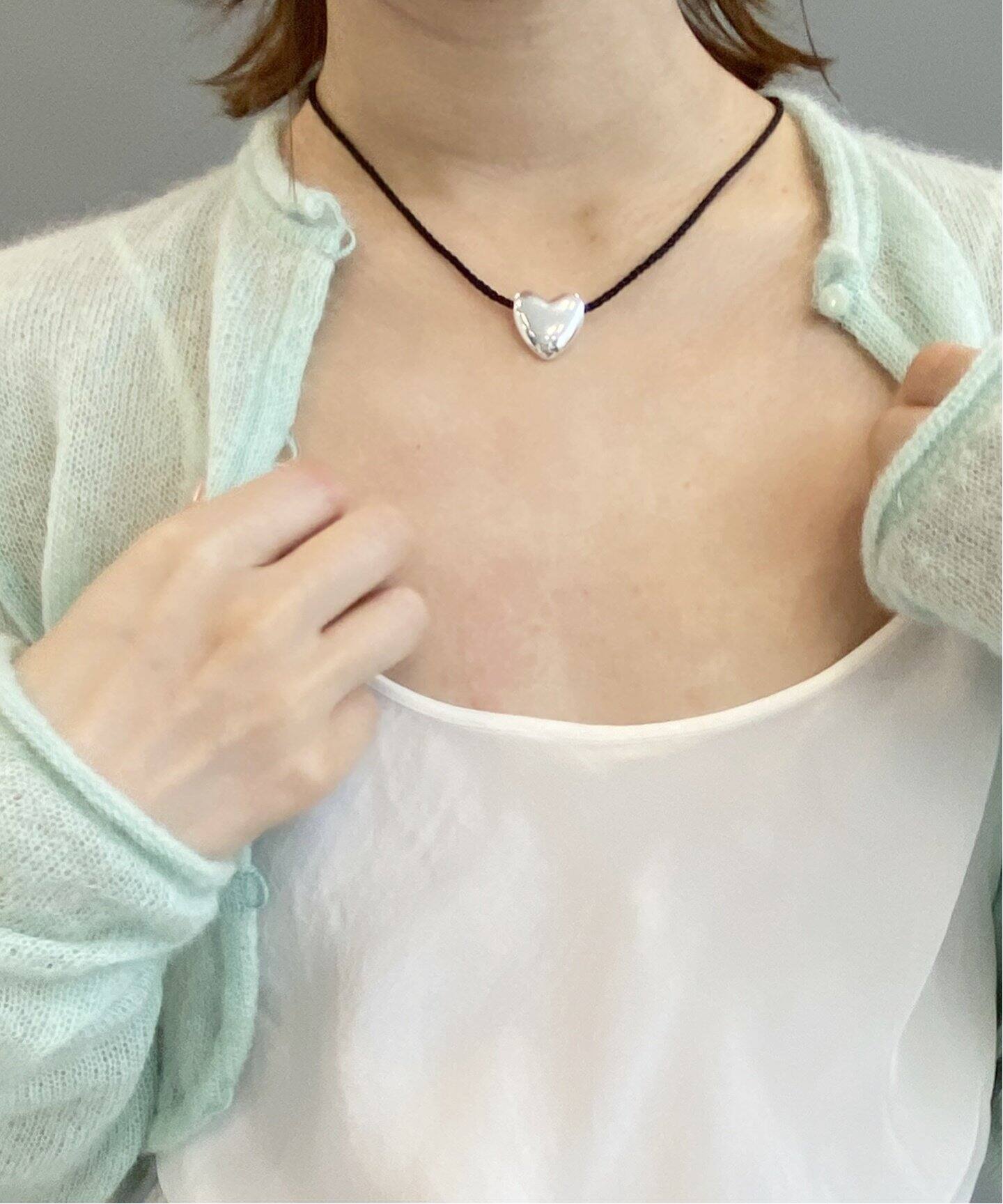 追加》【ANNIKA INEZ/アニカイネズ】ミニハートチョーカー（ネックレス  