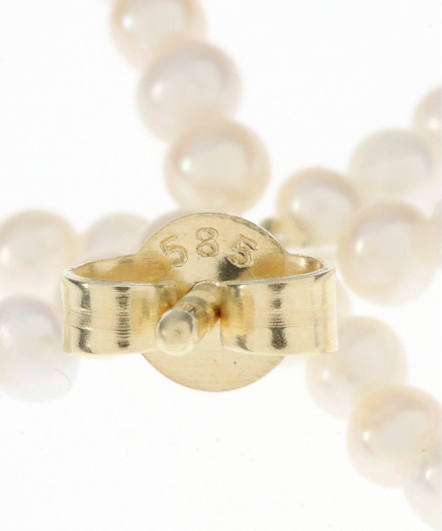 SASKIA DIEZ/サスキア ディツ】パールリボンピアス(片耳)（ピアス（両  