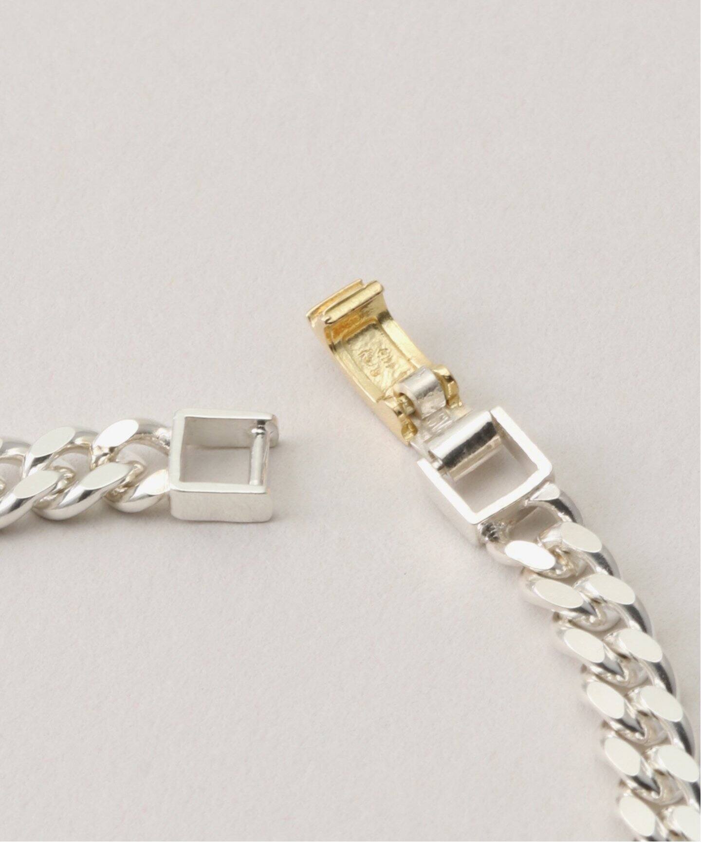 GIGI Gourmette Bracelet Silver Gold | ヤマダウェブコム