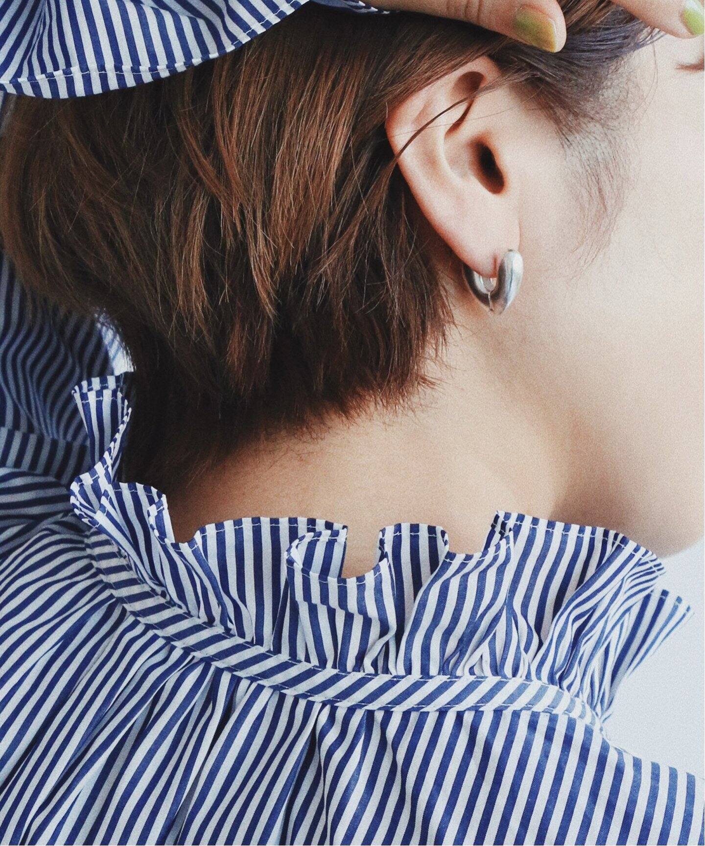 Annika Inez/アニカ イネズ】 ハートフープピアス◇（ピアス（両耳用 