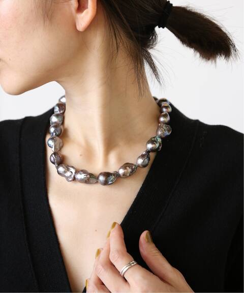 Pearl Octopuss Y パールオクトパシー ブラックパールネックレス Vermeil Par Iena ヴェルメイユ パー イエナ 公式のファッション通販 Baycrew S Store