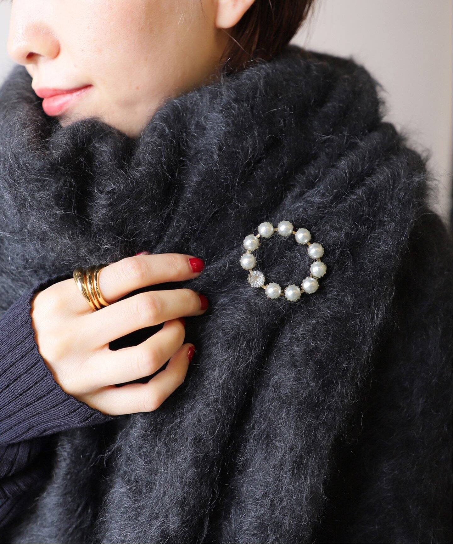 Junco Paris/ジュンコパリ】別注ブローチ oval（コサージュ）｜VERMEIL 