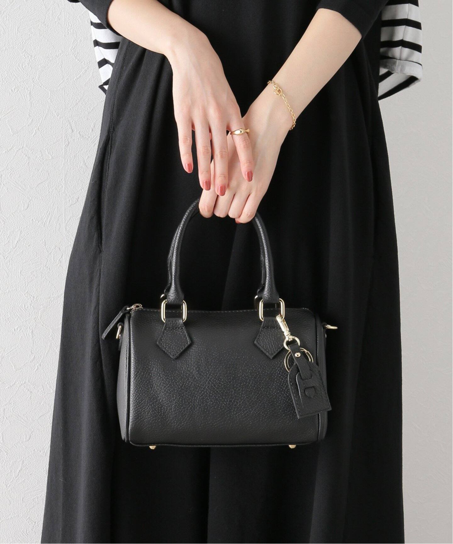 AULENTTI / オーレンティ】ボストンショルダーBAG (S)（ボストンバッグ  