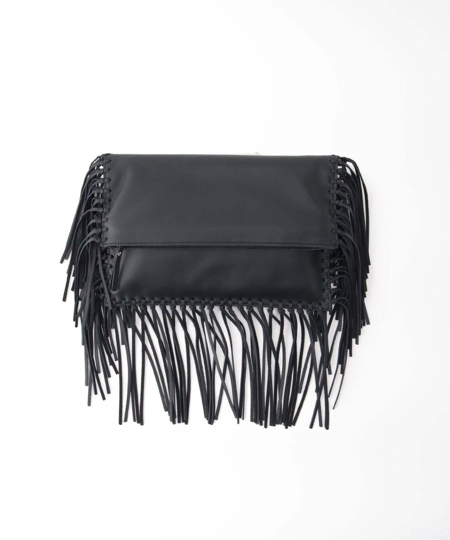 BAGMATI / バグマティ】フリンジクラッチ バック（クラッチバッグ  