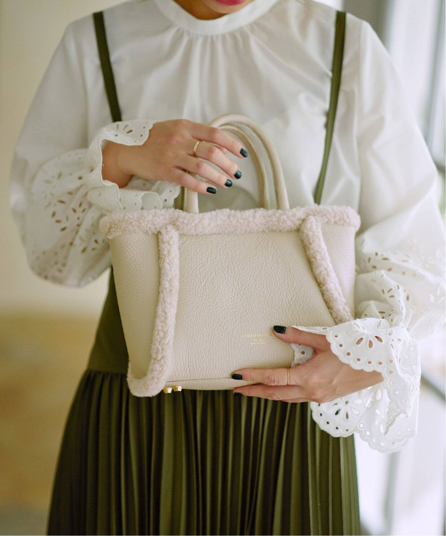 CHRISTIAN VILLA /クリスチャンヴィラ】ムートン 2WAY BAG（トート  