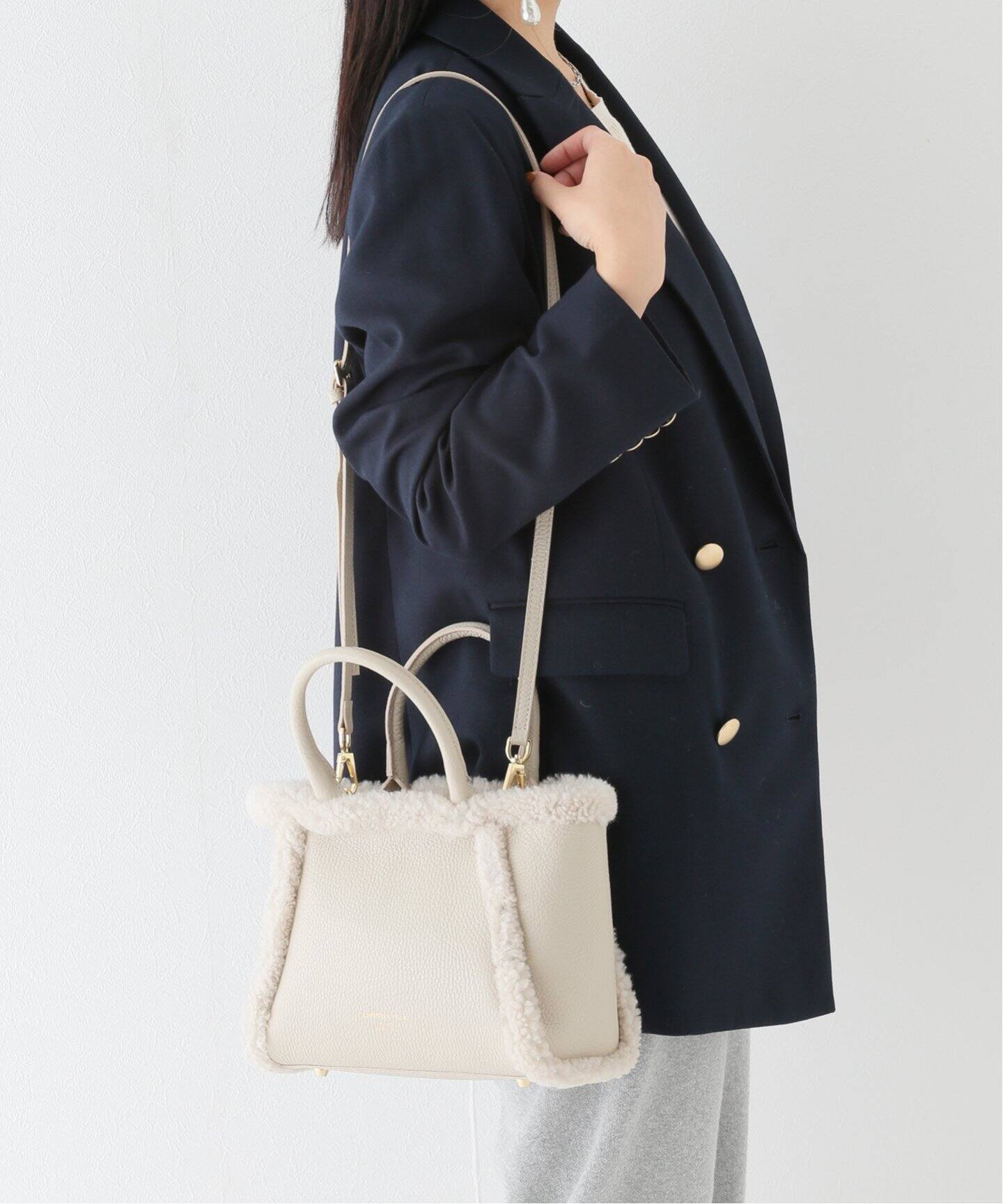 CHRISTIAN VILLA /クリスチャンヴィラ】ムートン 2WAY BAG（トート  