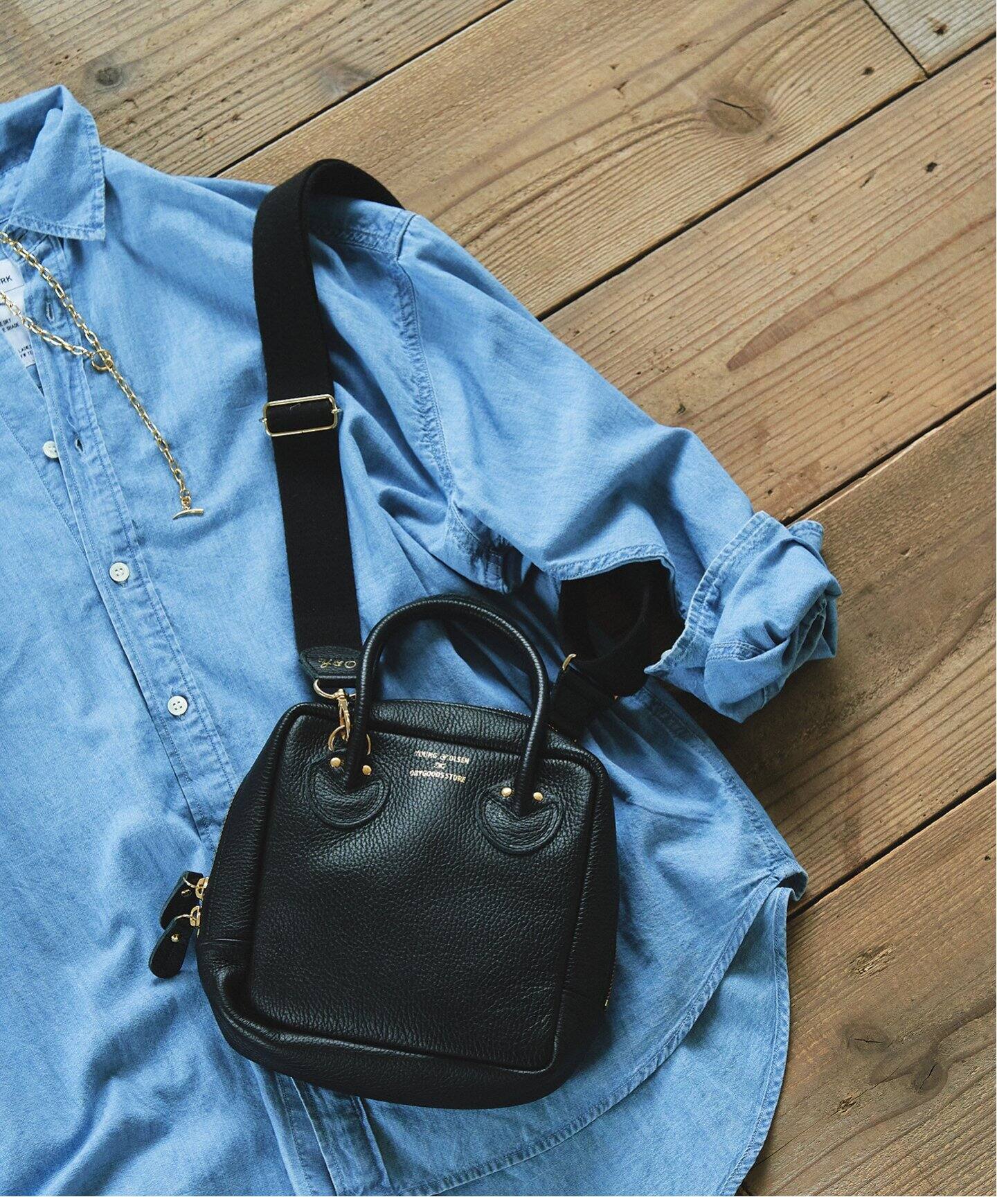 YOUNG&OLSEN/ヤングアンドオルセン】別注ボトルバッグ3（ショルダー  