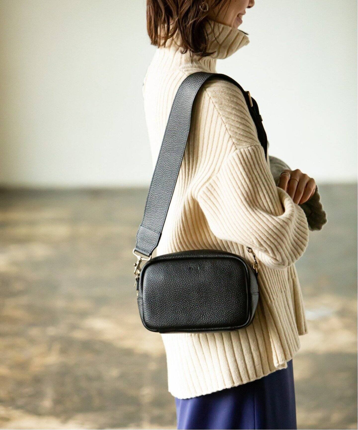ch!iiibag Wide Boston 懐かしい BLACK