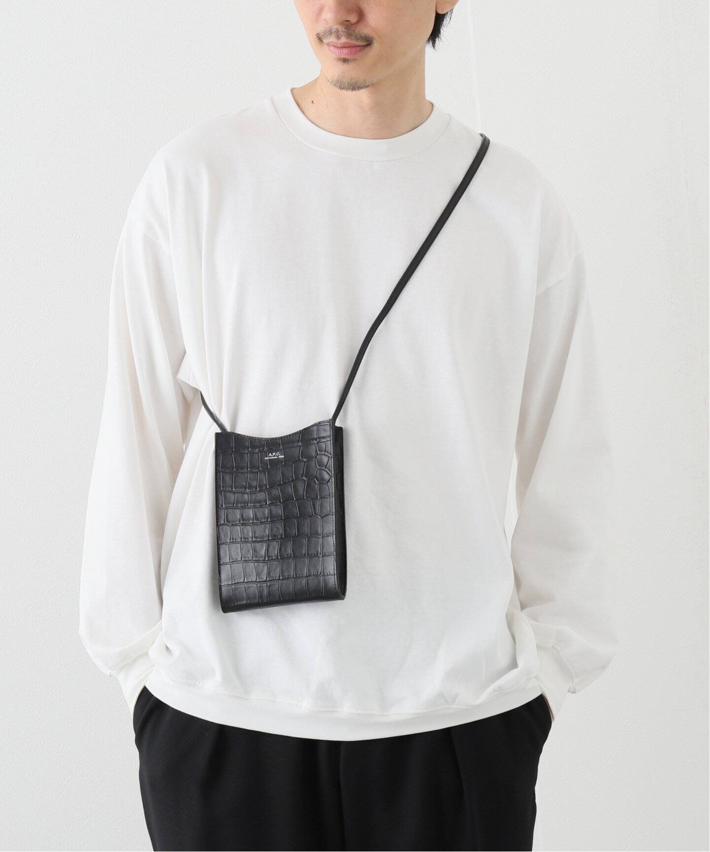 A.P.C. / アー ペー セー】NECK POUCH JAMIE カタオシ（その他バッグ  