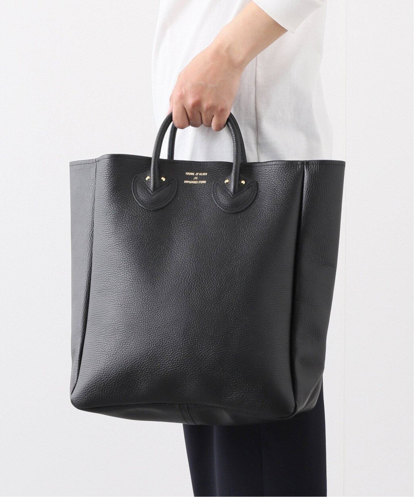 YOUNG & OLSEN / ヤング アンド オルセン】別注 レザー トートバッグ  