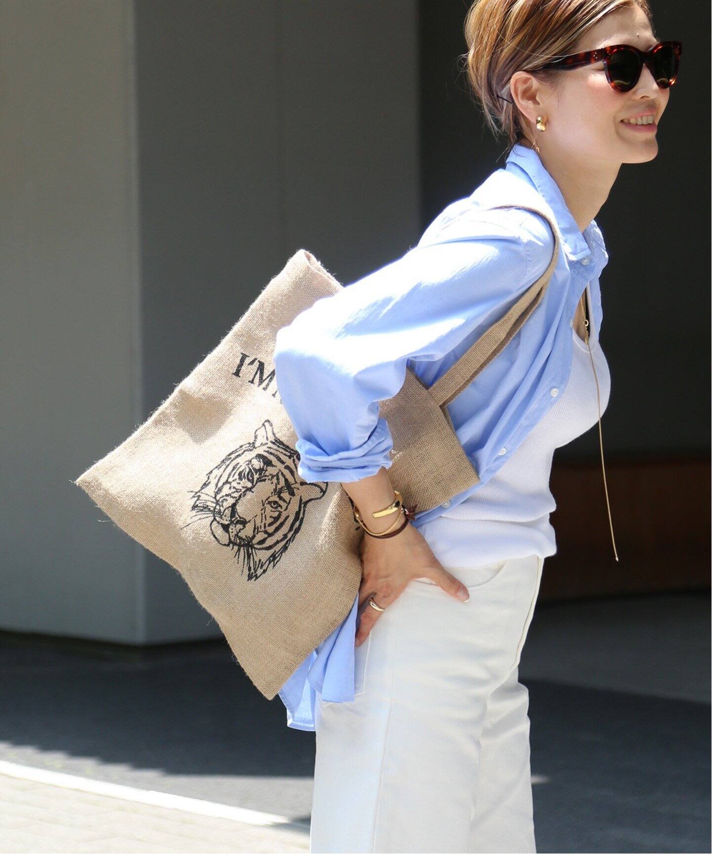 MAISON BENGAL/メゾン ベンガル】 TIGER トートバッグ（トートバッグ  