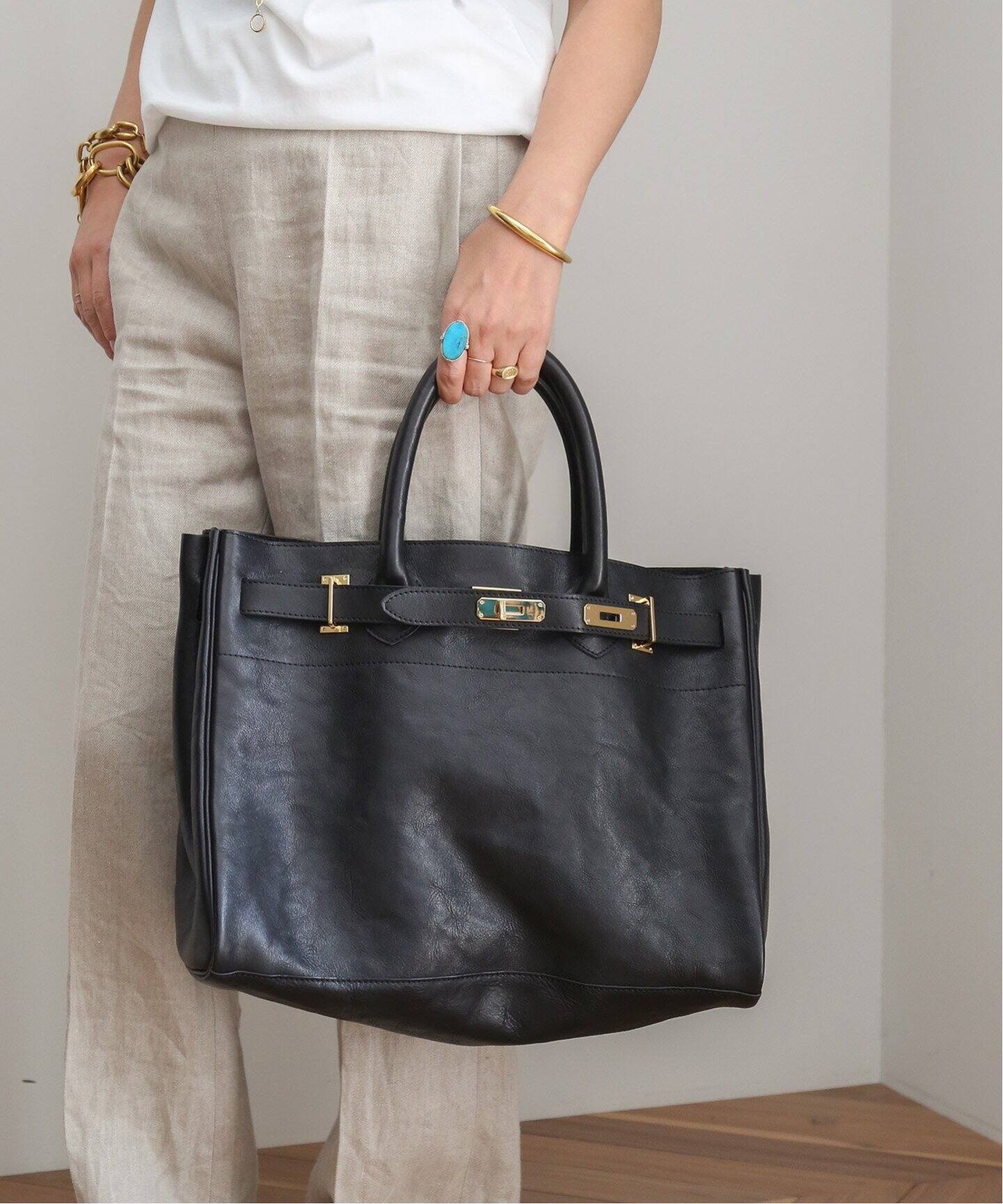 SITA PARANTICA/シータパランティカ】BIG トートバック（BLACK  