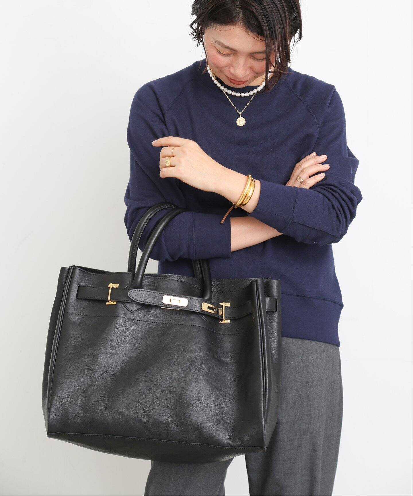 SITA PARANTICA/シータパランティカ】BIG トートバック（BLACK  