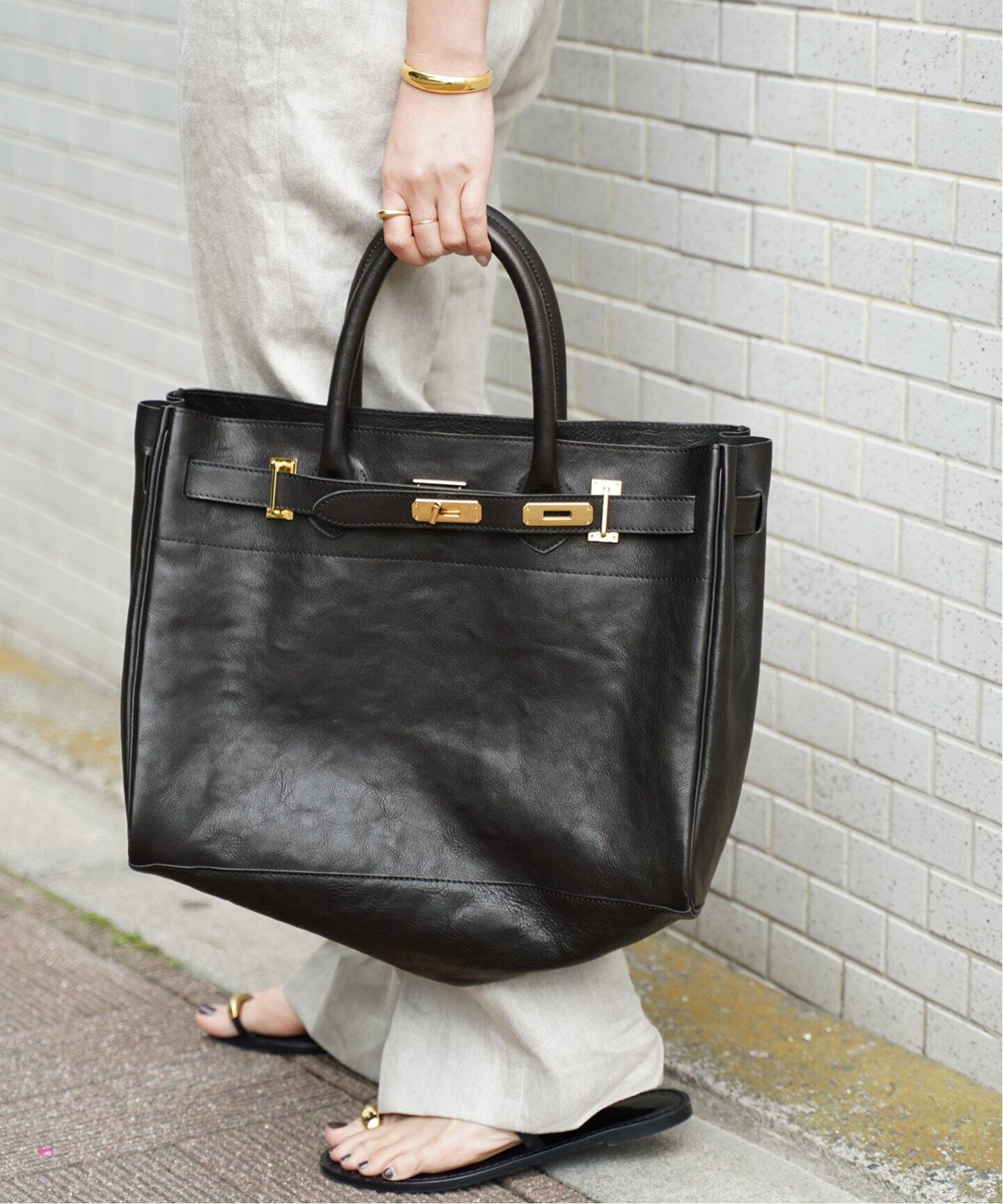 SITA PARANTICA/シータパランティカ】BIG トートバック（BLACK  