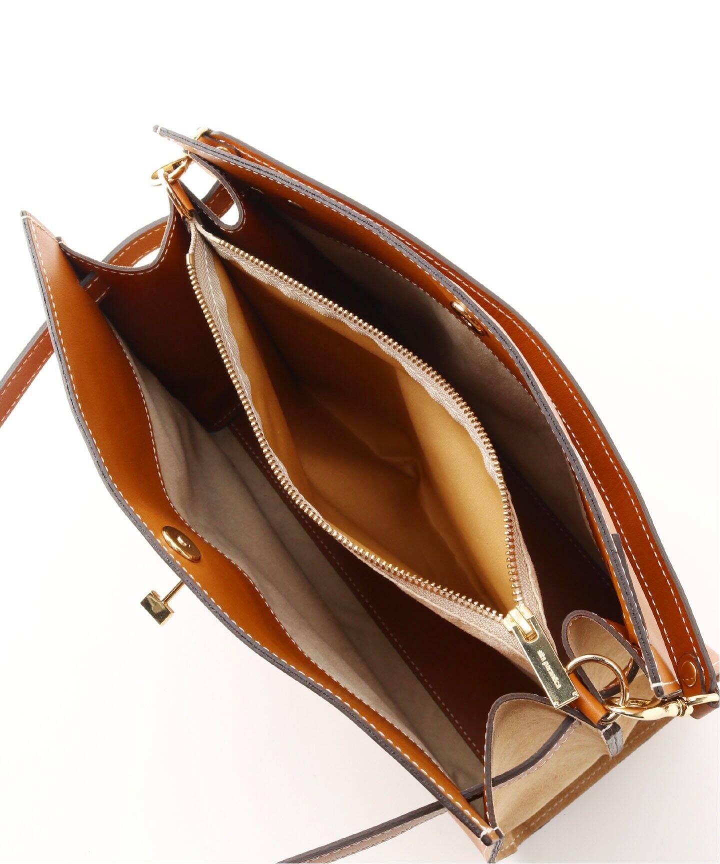 2021 / SITA PARANTICA シータパランティカ / ダブルポーチ ブラウン  