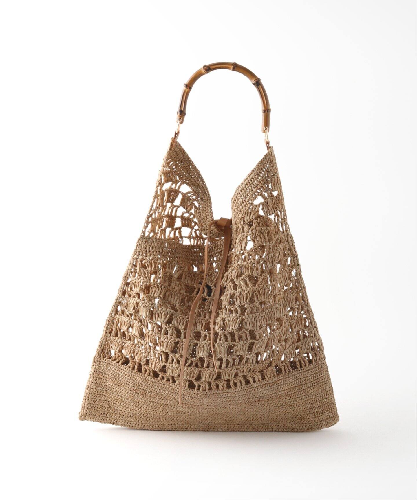 A POINT ETC/アーポワン ウテセ】Bamboo Bag（トートバッグ）｜L  