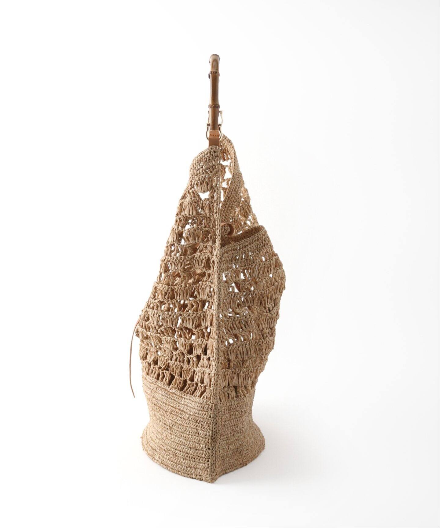 A POINT ETC/アーポワン ウテセ】Bamboo Bag（トートバッグ）｜L  