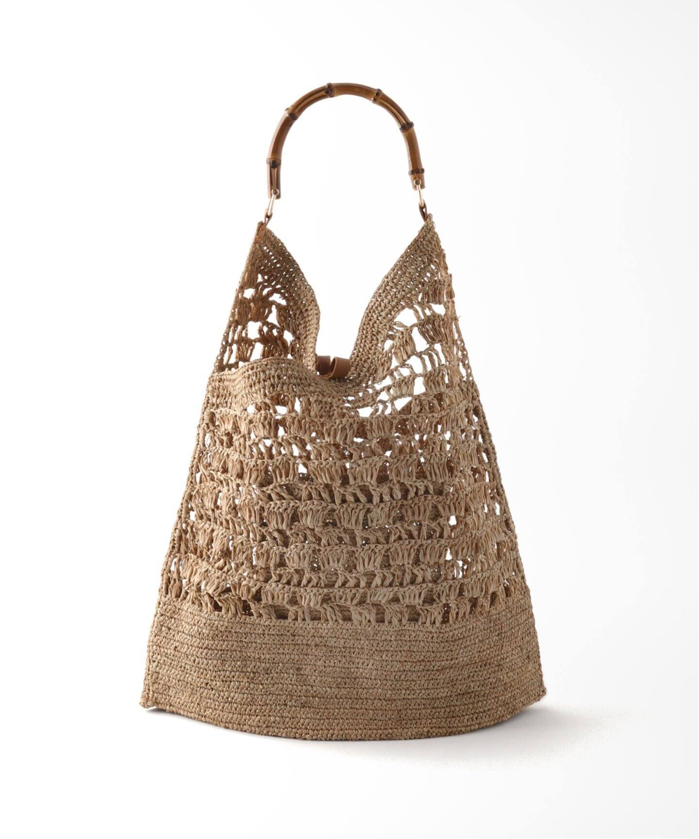 A POINT ETC/アーポワン ウテセ】Bamboo Bag（トートバッグ）｜L  