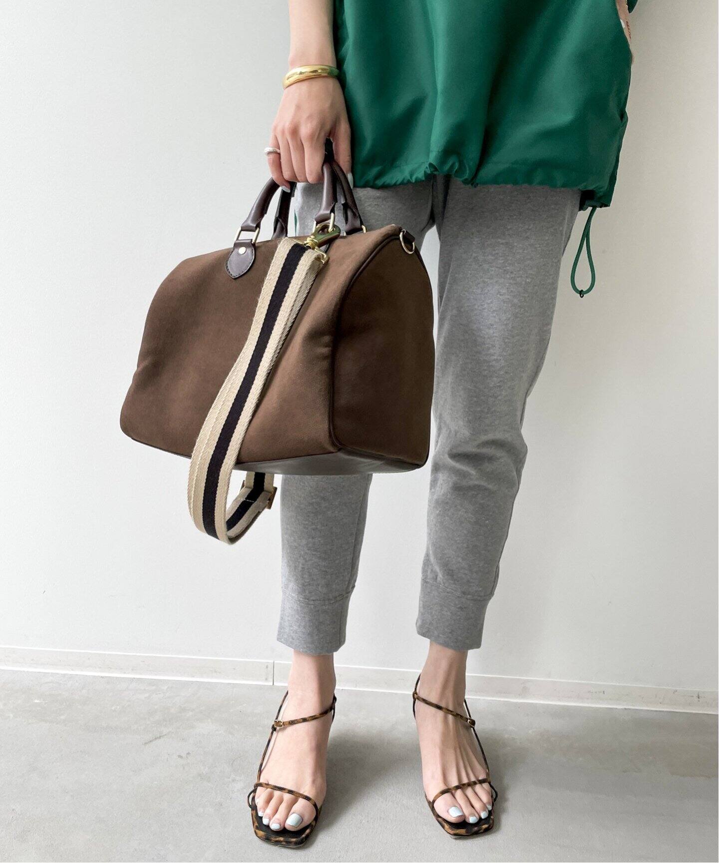 SITA PARANTICA/シータパランティカ】Border Boston Bag（ボストン  