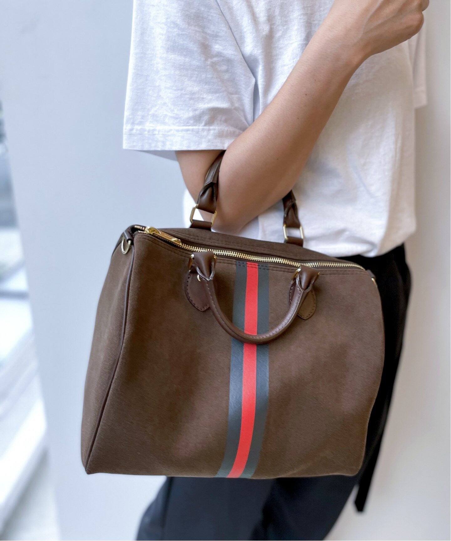 SITA PARANTICA/シータパランティカ】Border Boston Bag（ボストン  