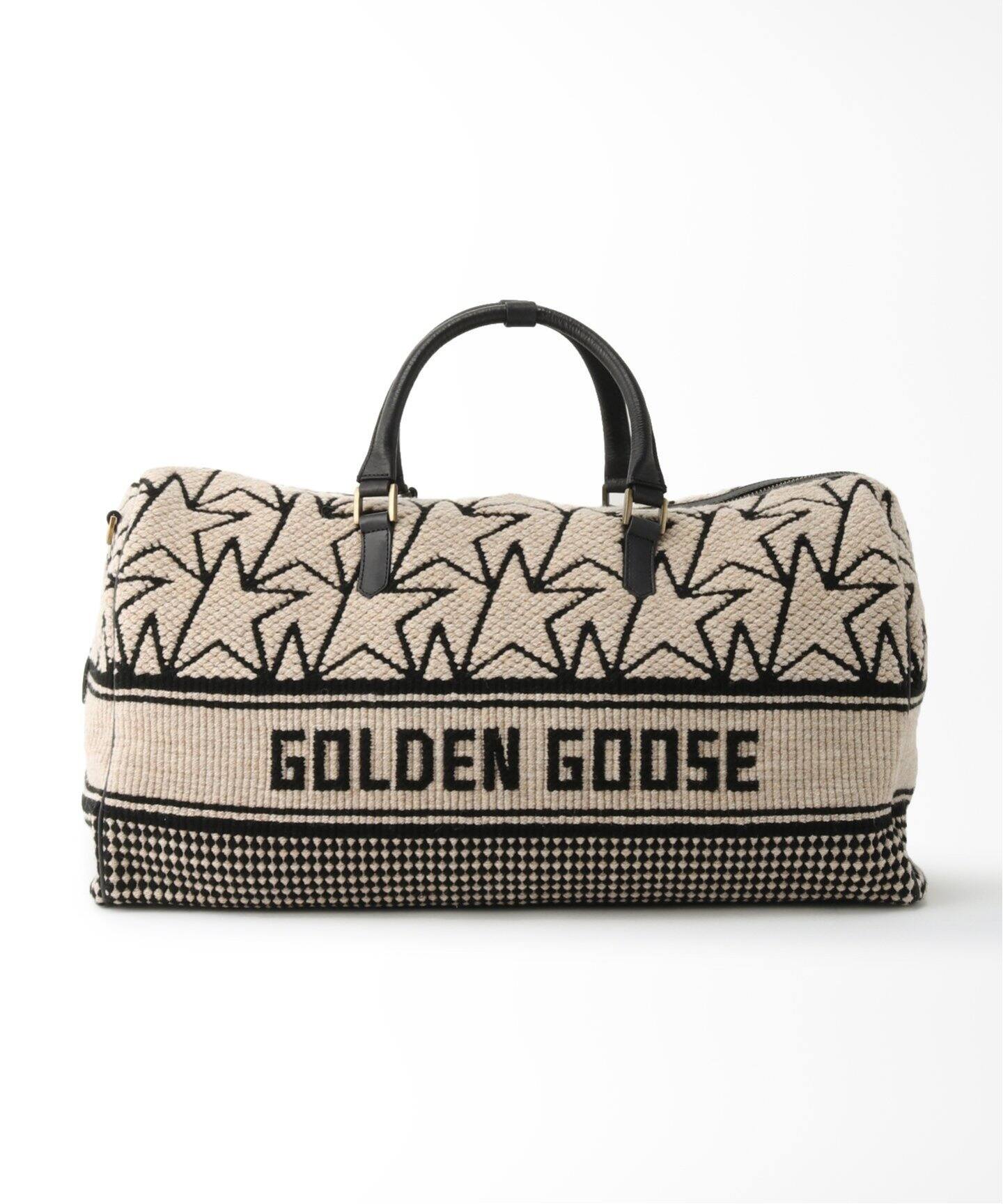 GOLDEN GOOSE / ゴールデングース】MONOGRAM JACQUARD BAG（ボストン  