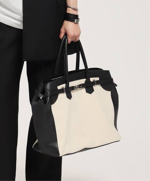 Gianni Notaro Carol J 別注 レザー キャンバス トートバッグ Ap Studio エーピーストゥディオ 公式のファッション通販 Baycrew S Store