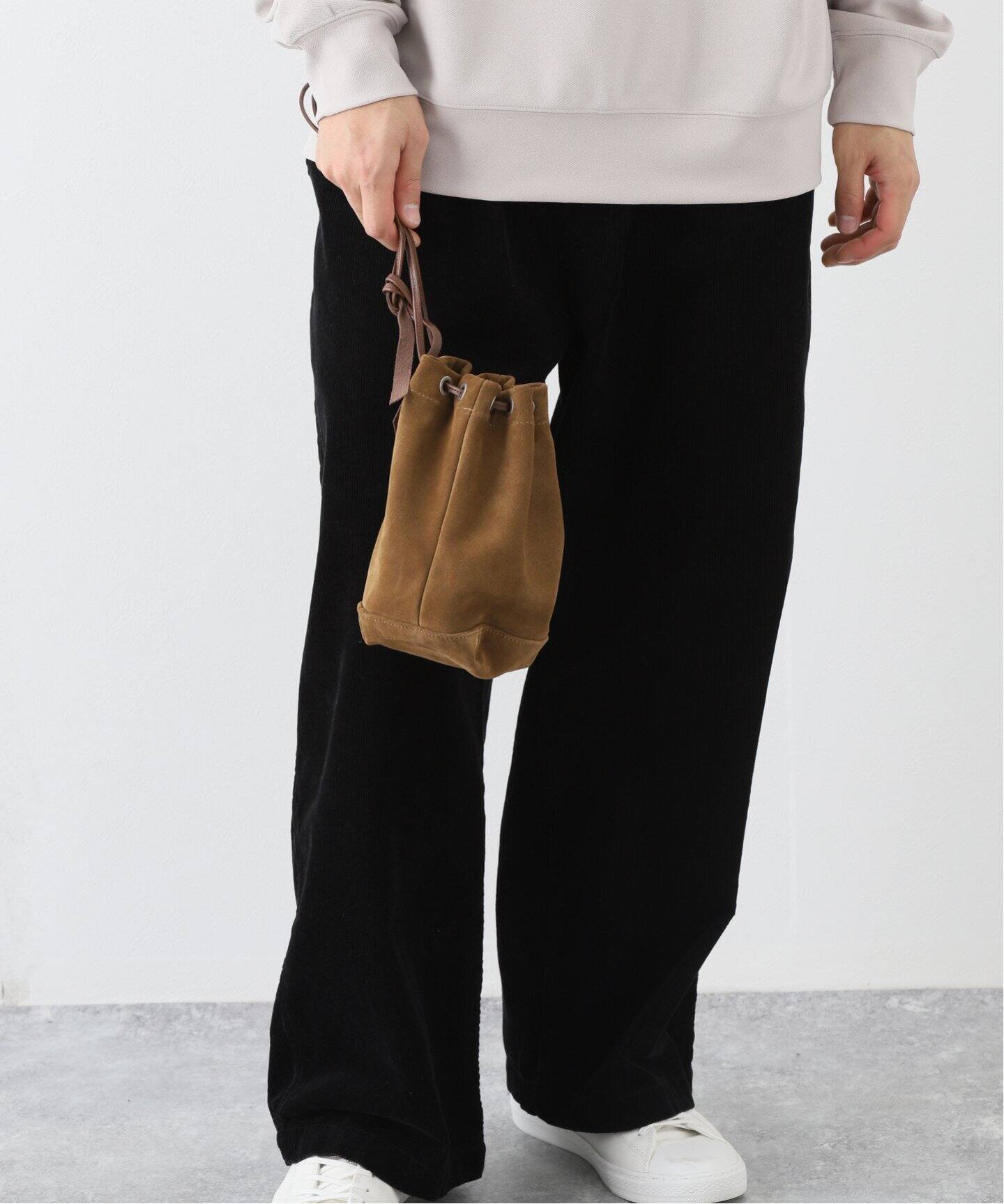 hobo/ホーボー】DRAWSTRING POUCH COW SUEDE（その他バッグ）｜JOURNAL 