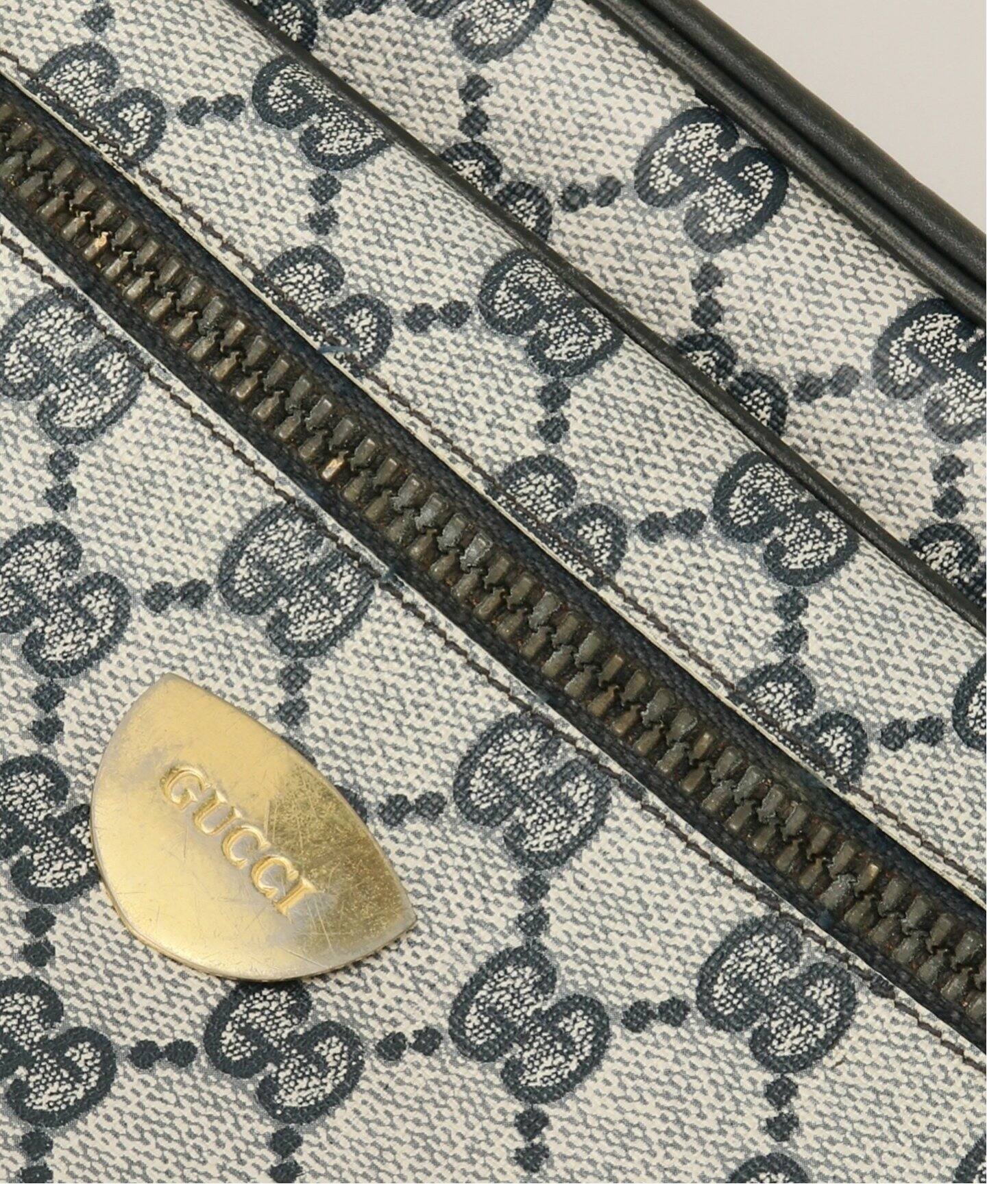 GUCCI / グッチ】GGパターン ネイビーショルダーバッグ（ショルダー 