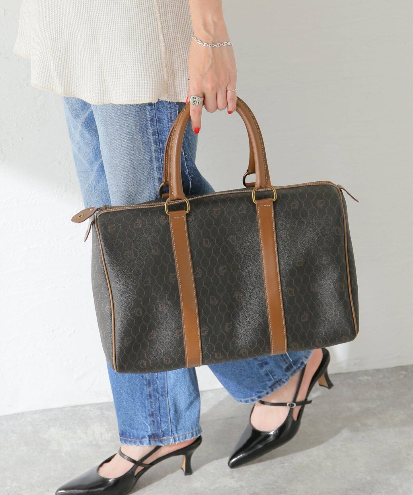 Dior / ディオール】ボストンバッグ ハニカム柄 （その他バッグ  