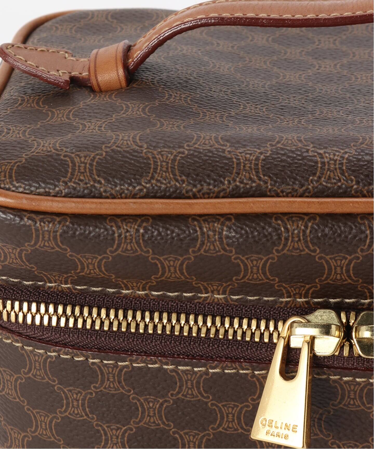 VINTAGE CELINE/セリーヌ】macadam バニティバッグ