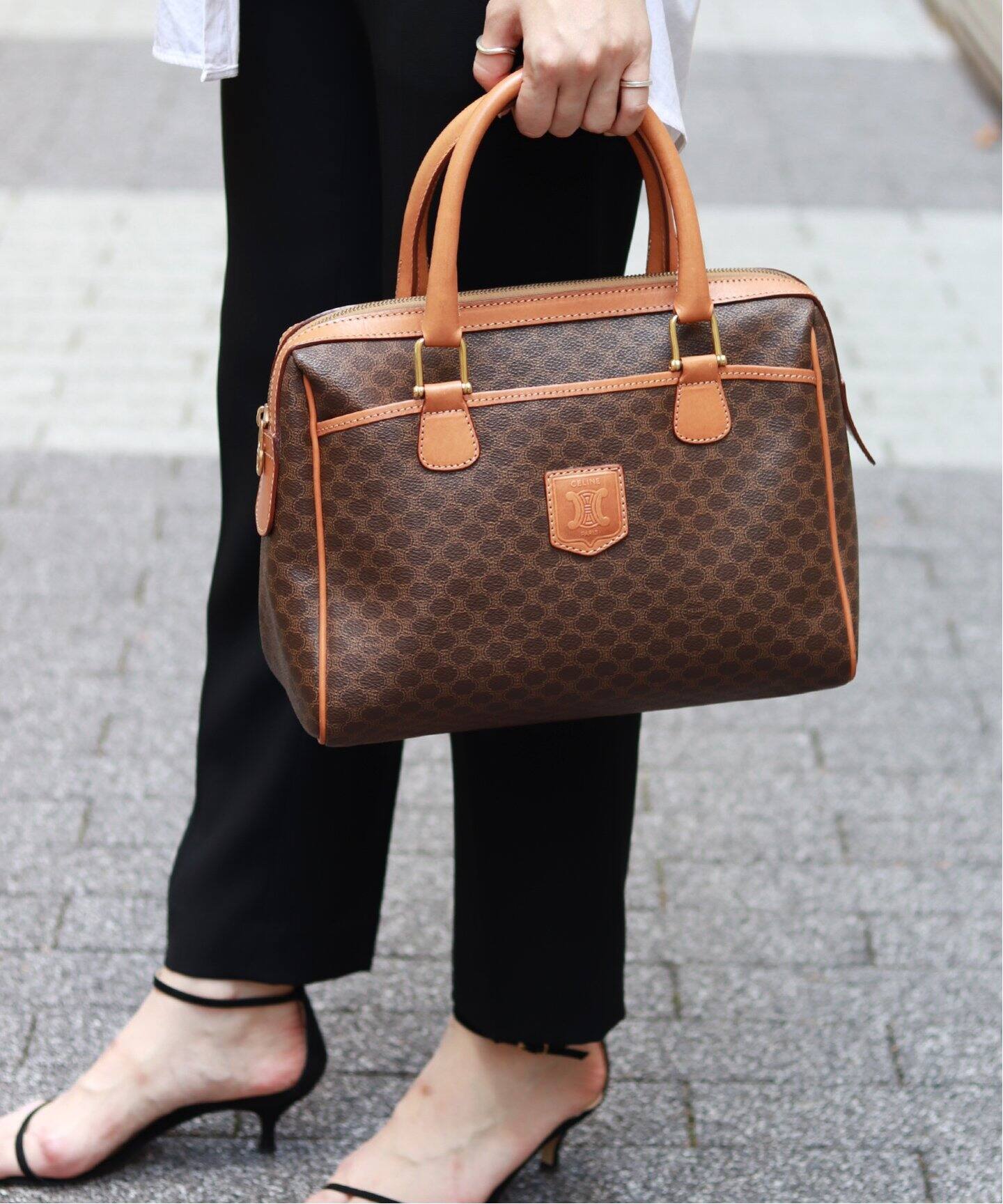 VINTAGE CELINE マカダムハンドバッグ（ハンドバッグ）｜DECOUVERTE  