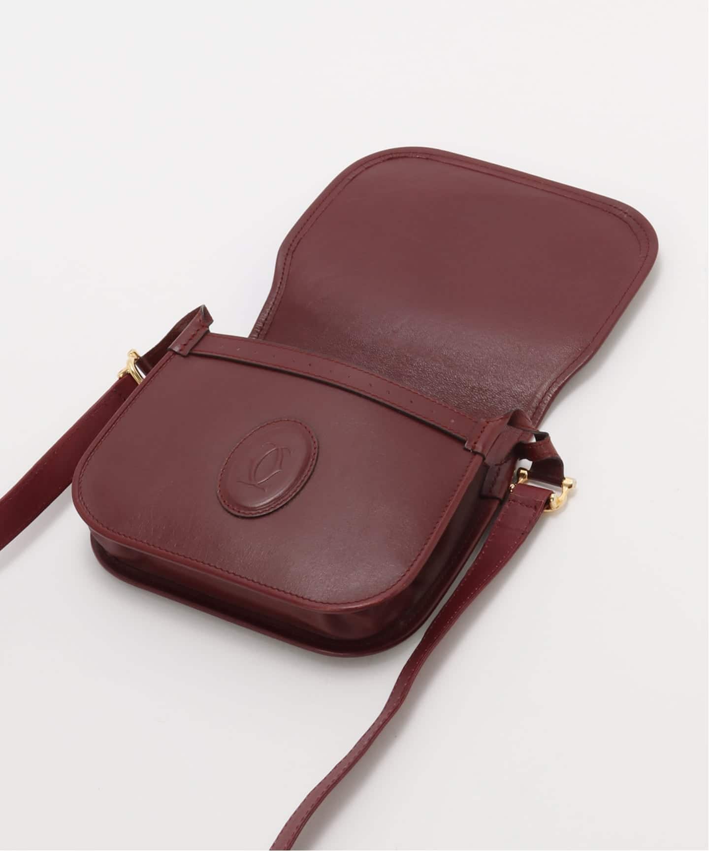 ○ 5/27 206000 Cartier マストライン ボルドー ミニボストン