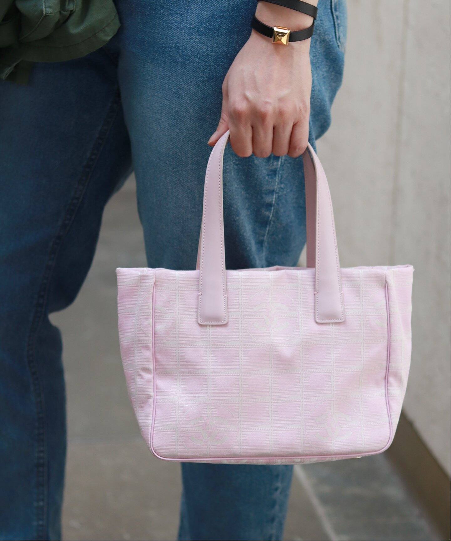 VINTAGE CHANEL ニュートラベルライン ミニトートバッグ（トートバッグ 