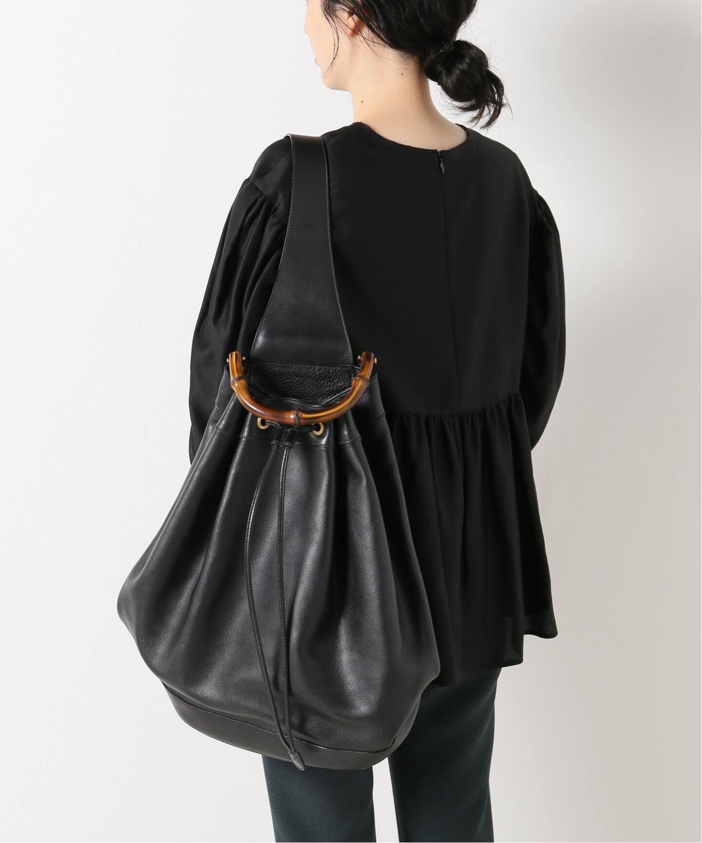 VINTAGE GUCCI バンブーワンショルダーバッグ（ショルダーバッグ  