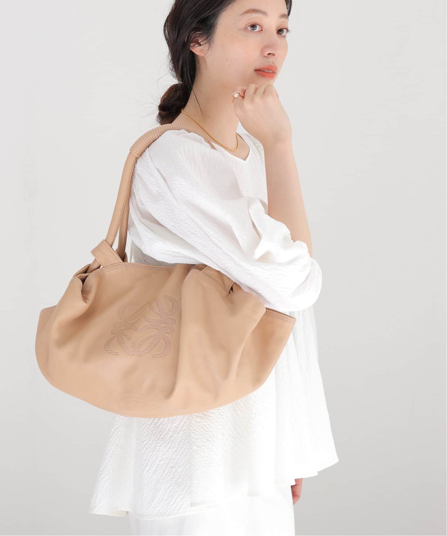 ロエベ LOEWE ハンドバッグ トートバッグ ナッパアイレ アナグラム 