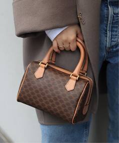 VINTAGE CELINE マカダム2wayミニボストンバッグのコーディネート 