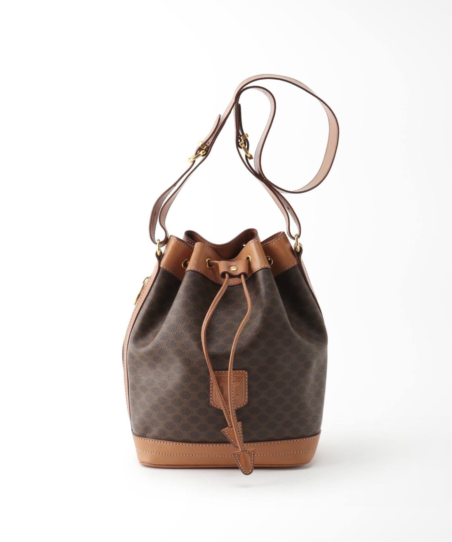 VINTAGE CELINE マカダムワンショルダーバッグ（ショルダーバッグ 