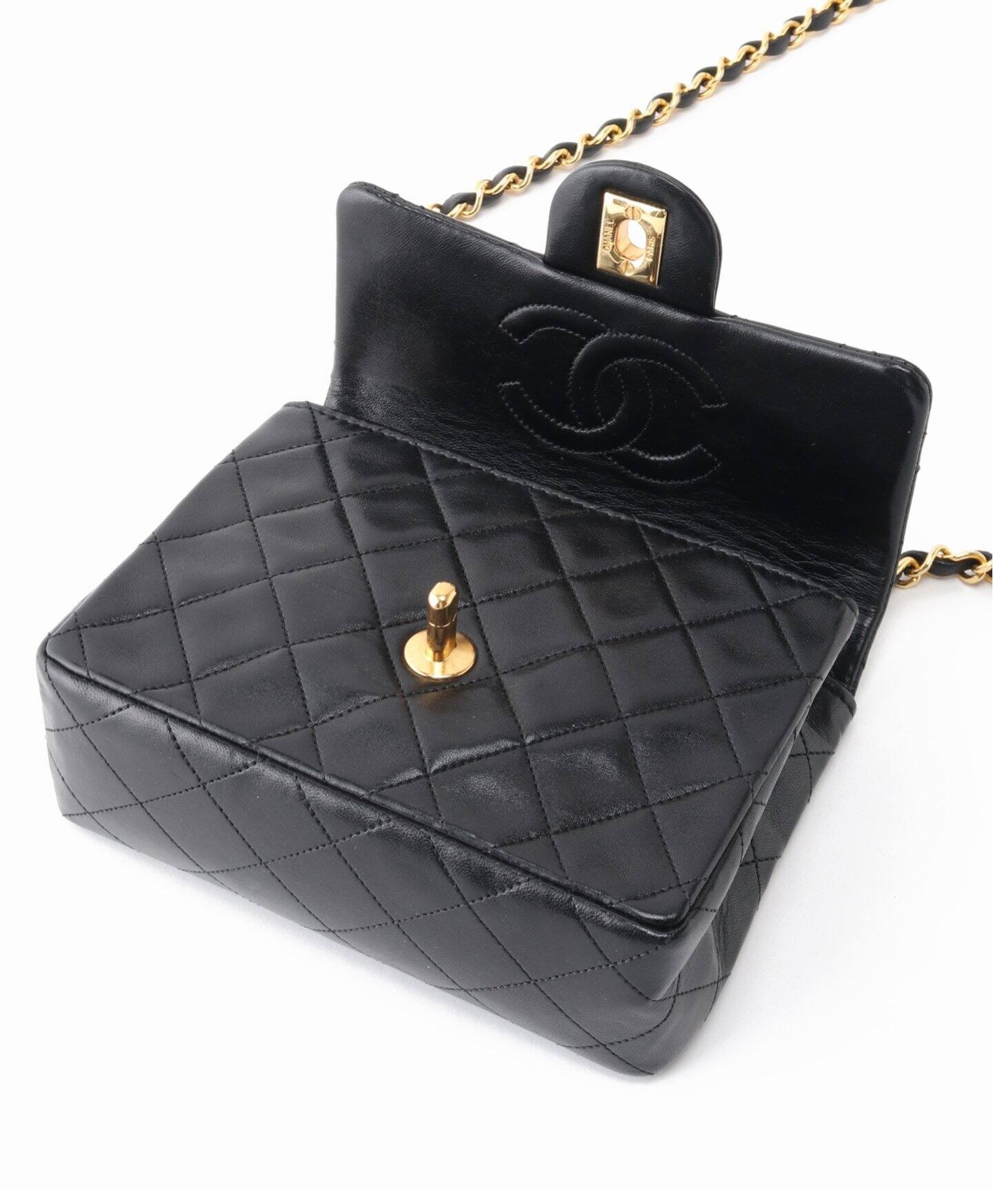 VINTAGE CHANEL ミニマトラッセチェーンショルダーバッグ 17  