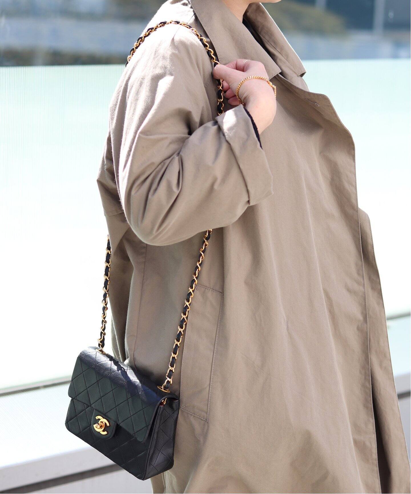 VINTAGE CHANEL ミニマトラッセチェーンショルダーバッグ 17  