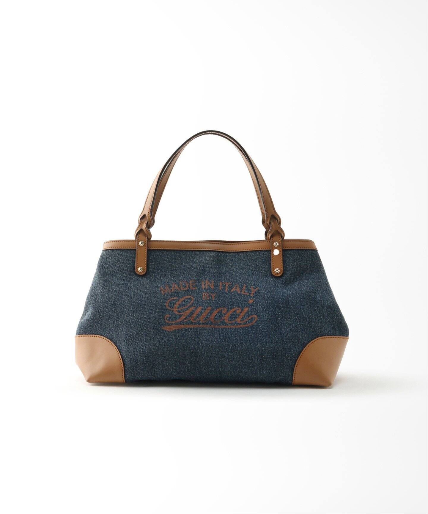 VINTAGE GUCCI デニムトートバッグ（トートバッグ）｜DECOUVERTE  
