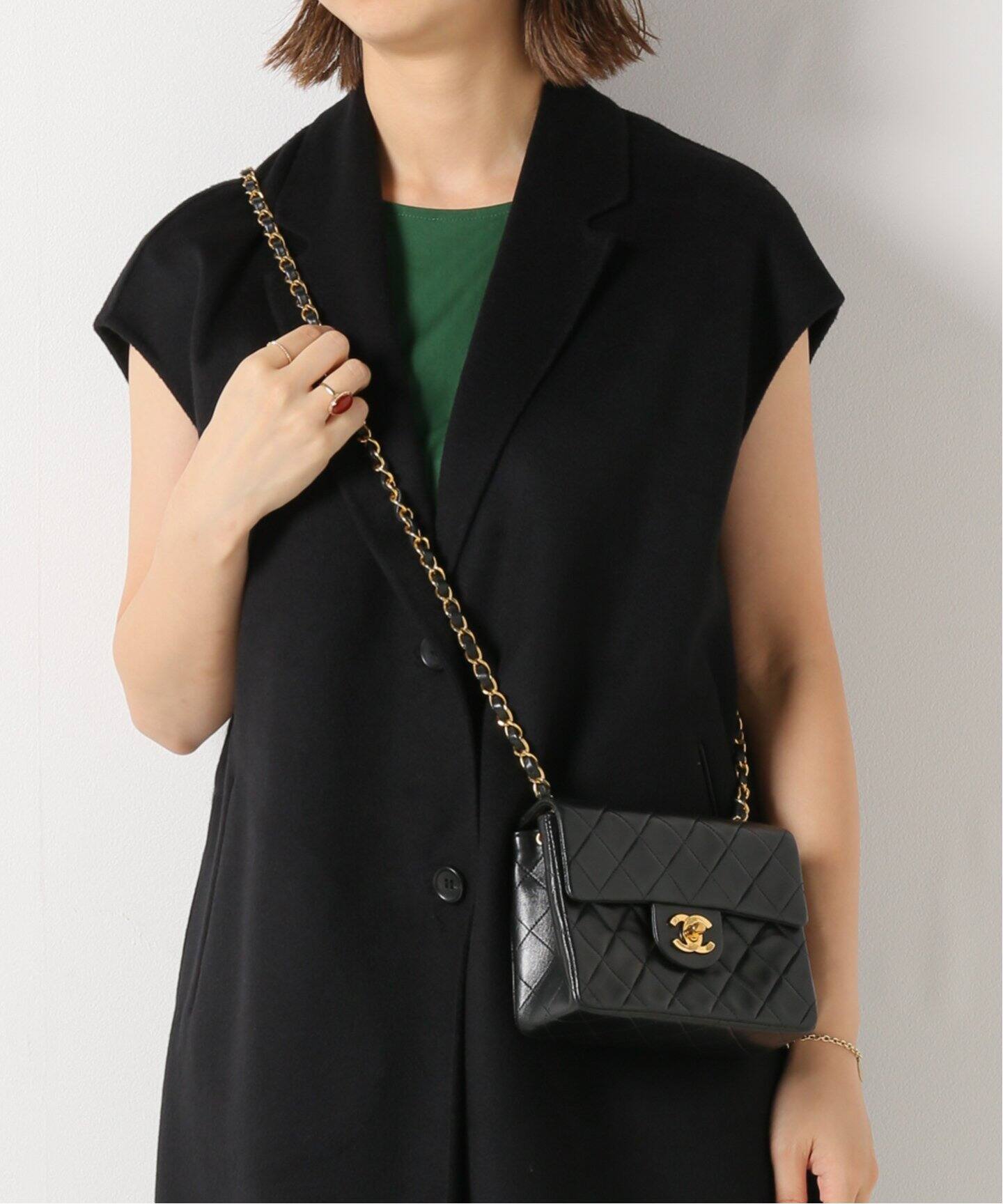 VINTAGE CHANEL マトラッセチェーンショルダーバッグ 17（ショルダー 