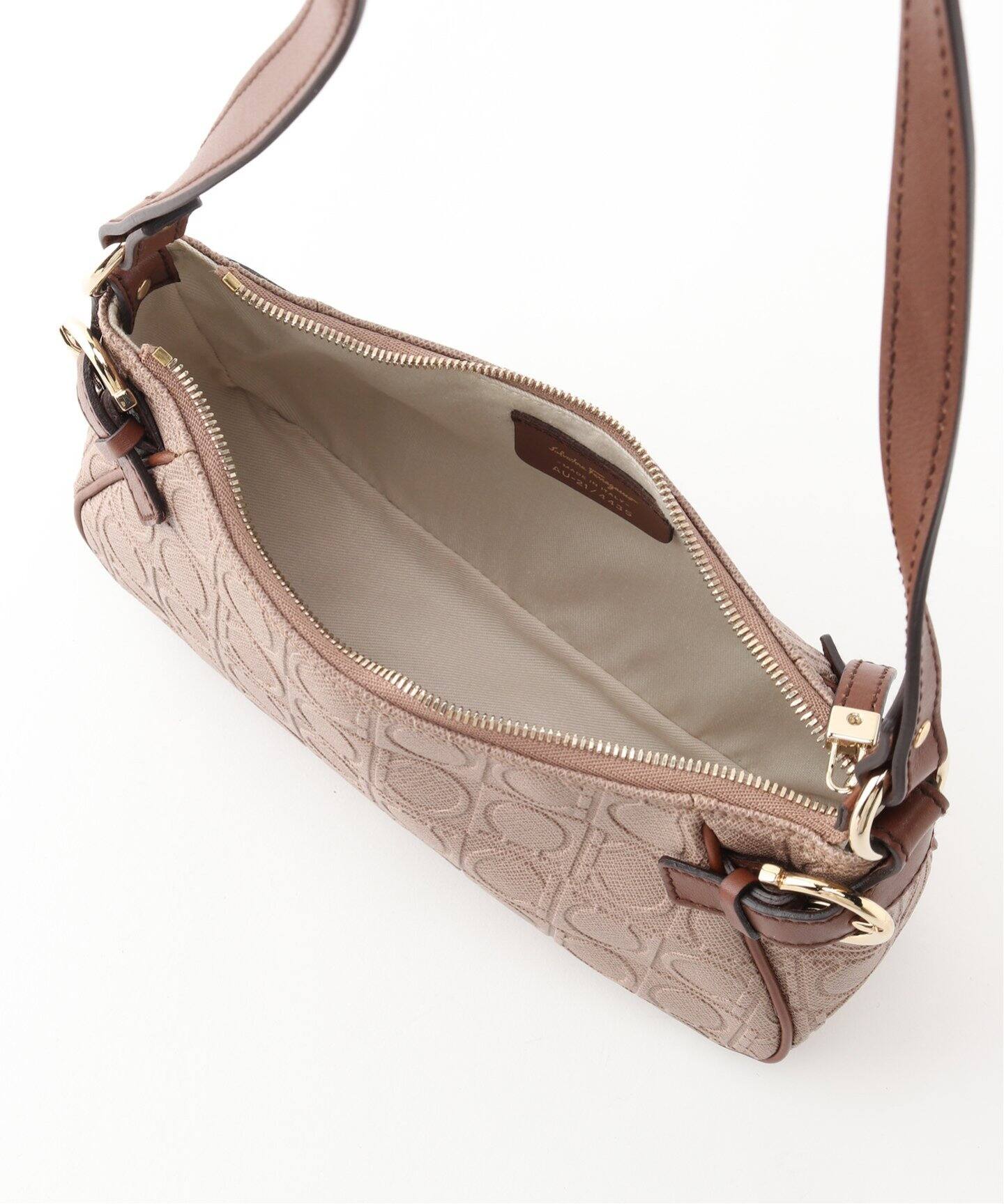 VINTAGE FERRAGAMO Gantini セミショルダーバッグ（ショルダーバッグ 