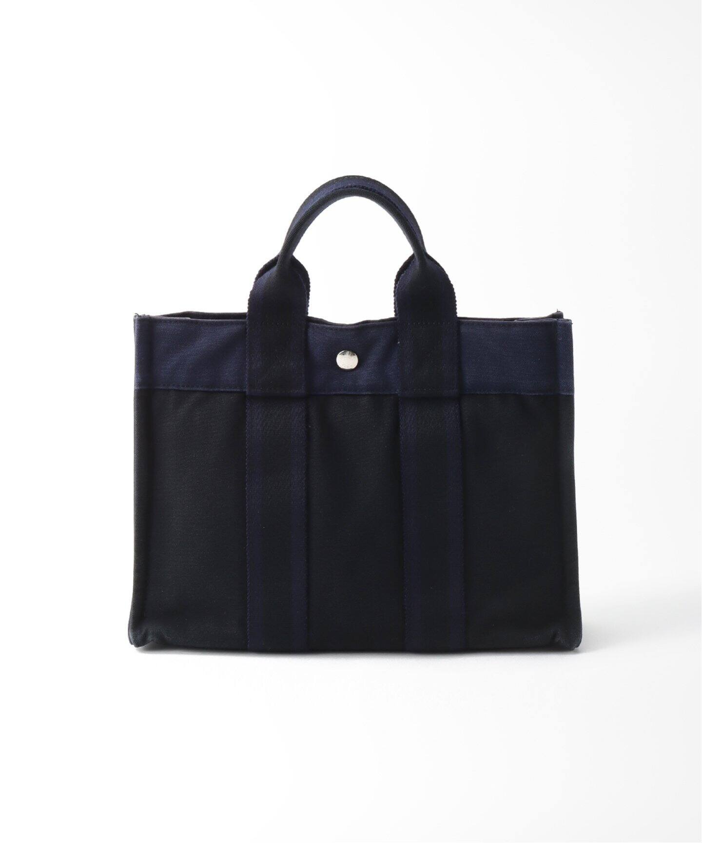 美品✨ エルメス HERMES トートバッグ ネイビーブルー リバーシブル 美品✨ エルメス HERMES トートバッグ ネイビーブルー
