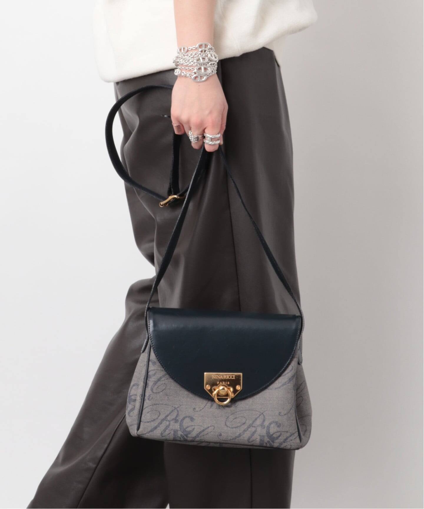 VINTAGE NINA RICCI/ニナ リッチ】 Shoulder（ショルダーバッグ 