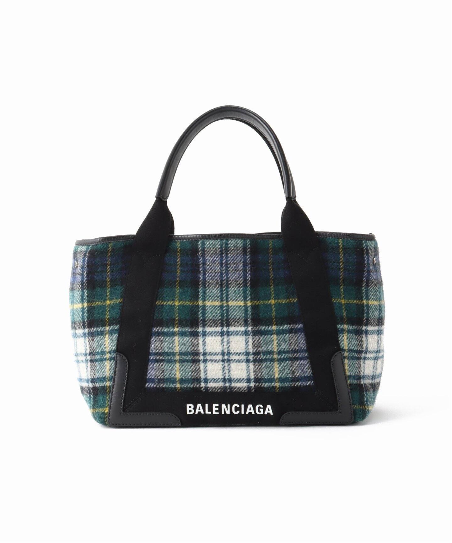 VINTAGE BALENCIAGA/バレンシアガ】 ウールトートバッグ（トートバッグ  