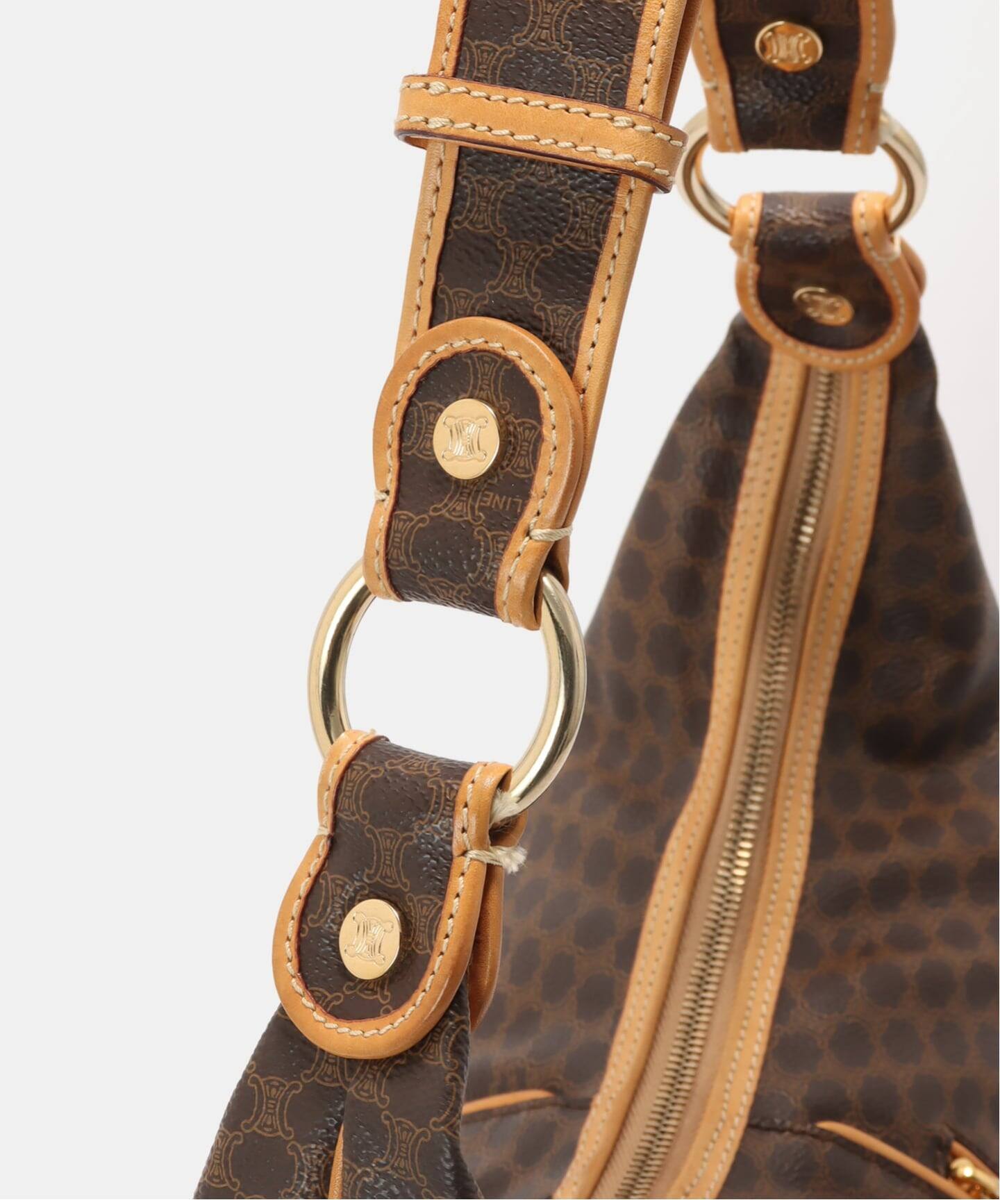 VINTAGE CELINE/セリーヌ】Macadam ショルダーバッグ（ショルダー